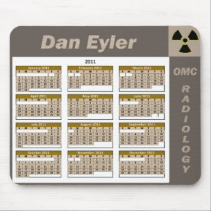 DAN EYLER CALENDAR 2011 MOUSE PAD