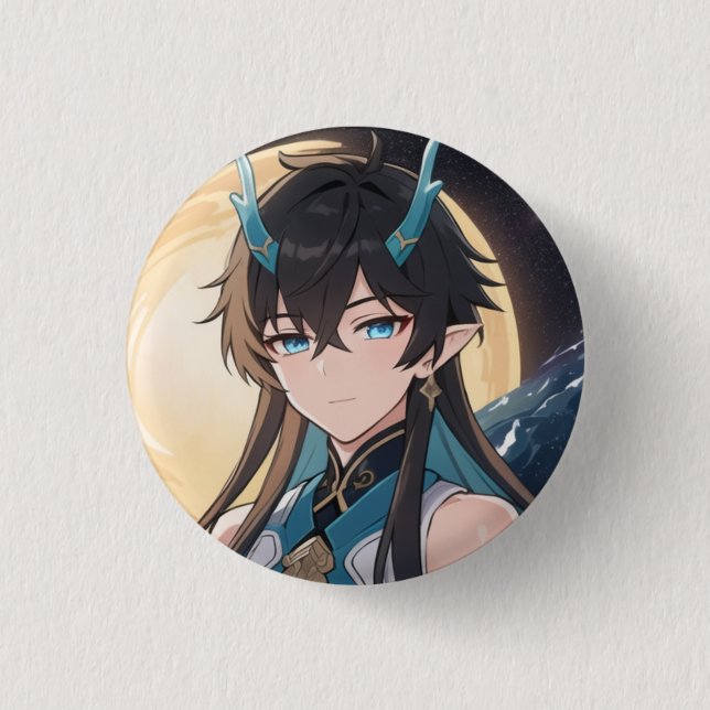 Dan Heng from HSR Button (Front)