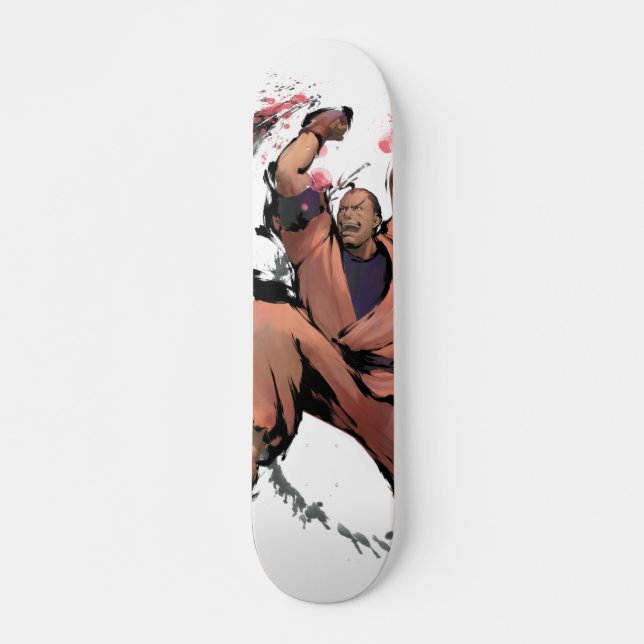 Dan Running Skateboard Deck (Front)