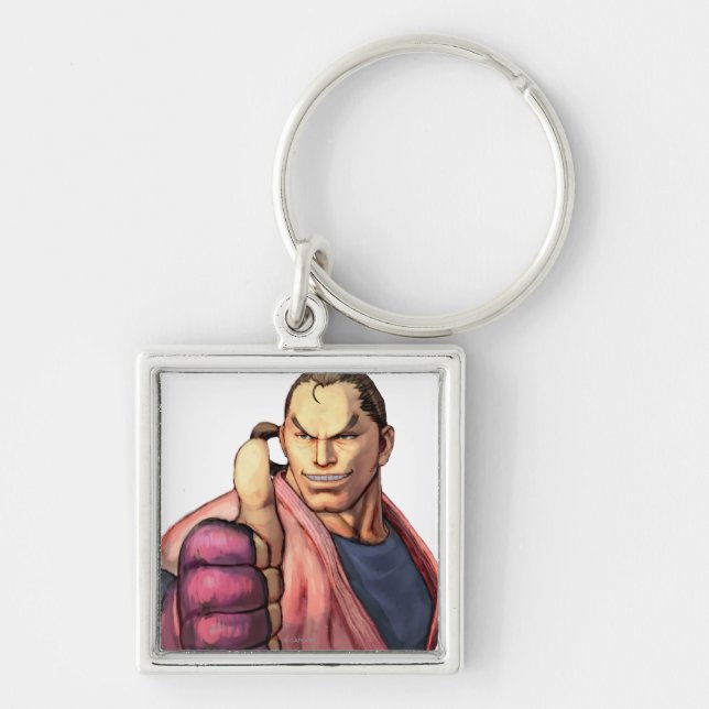 Dan With Thumb Up Keychain (Front)