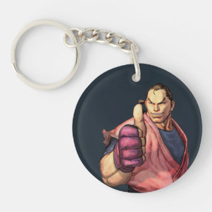Dan With Thumb Up Keychain