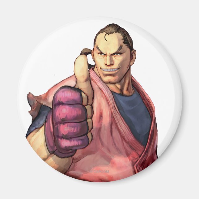 Dan With Thumb Up Magnet (Front)