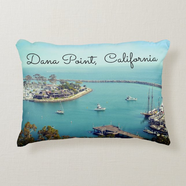 Dana Point California Accent Pillow (Front)