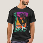 Dana Point California Retro Sunset Beach Surfer So T-Shirt