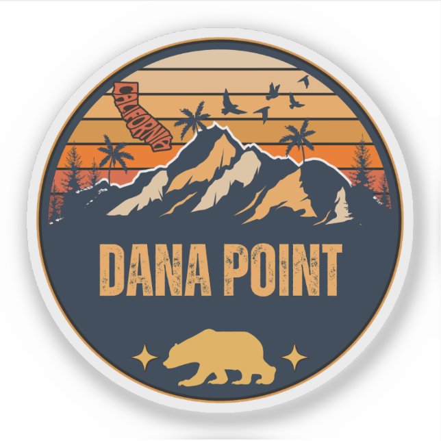 Dana Point, California Sticker (Front)