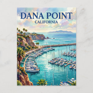 Dana Point Harbor California Postcard
