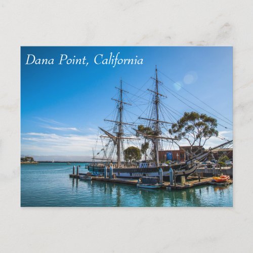 Dana Point Harbor California Postcard