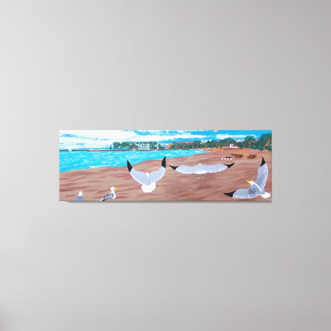 Dana point harbor canvas print (Front)