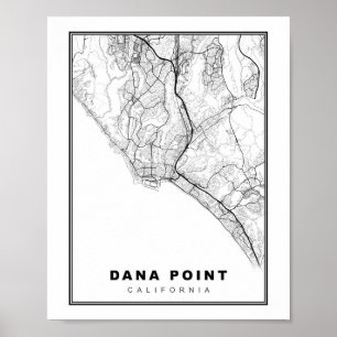 Dana Point Map Poster