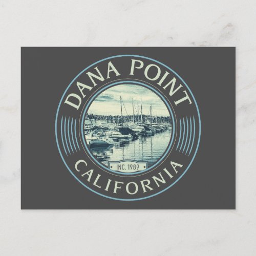 DANA POINT ORANGE CALIFORNIA _ DANA POINT HARBOR POSTCARD