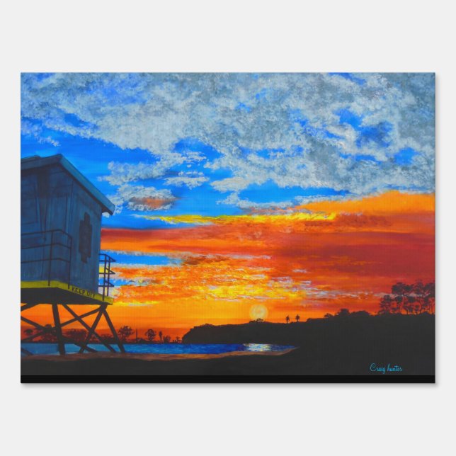 Dana point sunset sign (Front)