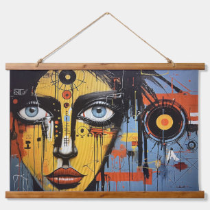Dana’s Delema Abstract Hanging Tapestry