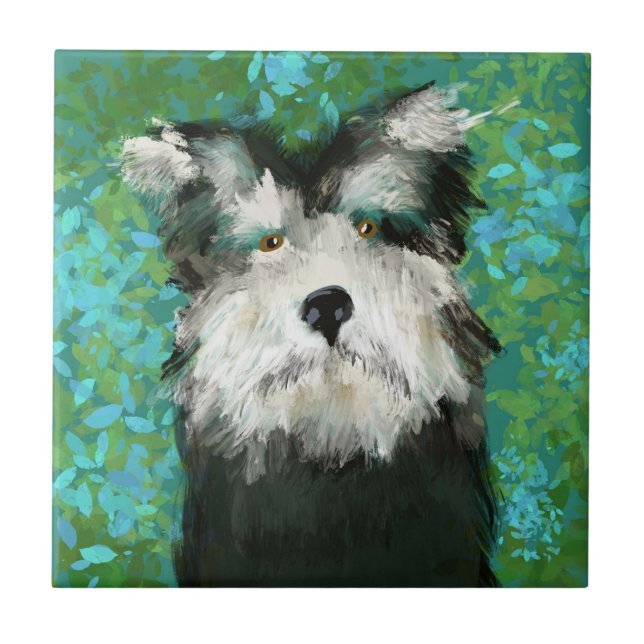 Dana the Hound Ceramic Tile (Front)