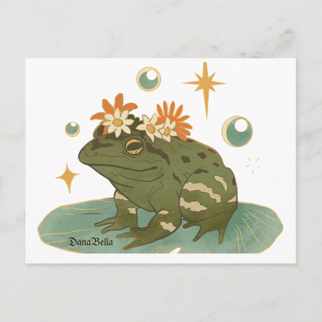 DanaBella the Frog  Postcard (Front)