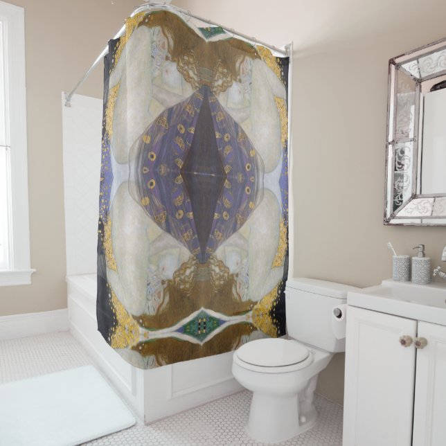 Danae by Gustav Klimt Shower Curtain (In Situ)