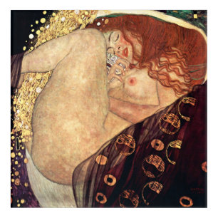 Danae Gustav Klimt Acrylic Print