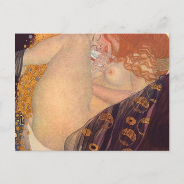 Danae Gustav Klimt Postcard (Front)