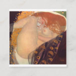 Danae Gustav Klimt Square Business Card