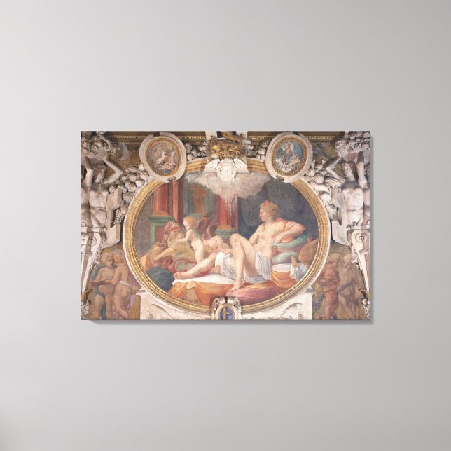 Danae Receiving the Shower of Gold Canvas Print (Front)