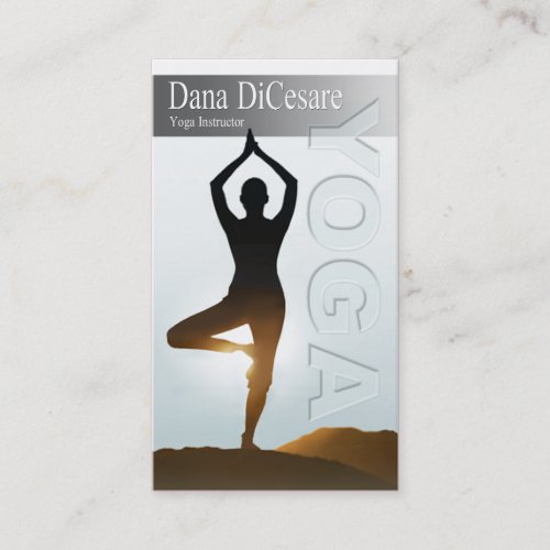 Dana's Vinyasa &amp; Power Yoga Instructor Business Card