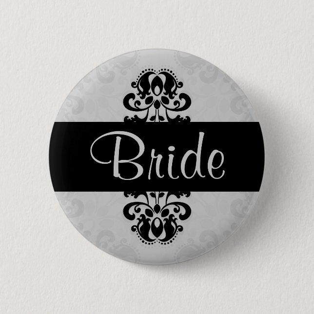 Danask wedding bride pinback button (Front)
