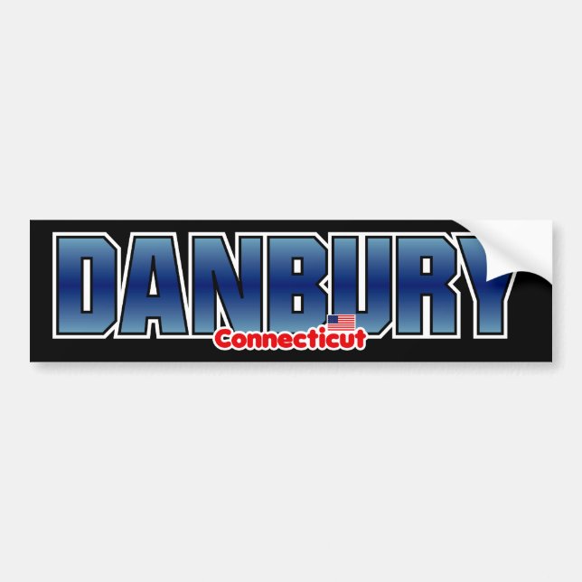 Danbury Bumper Sticker (Front)