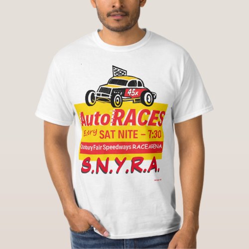 Danbury Fair Racearena Auto Races 2SidewCoupeSNYRA T_Shirt