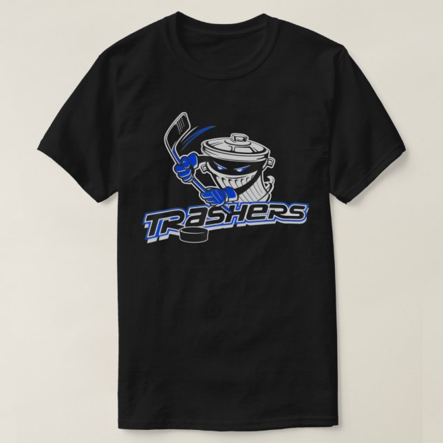 Danbury Trashers Ice Hockey Vintage Tee UHL Classi (Design Front)