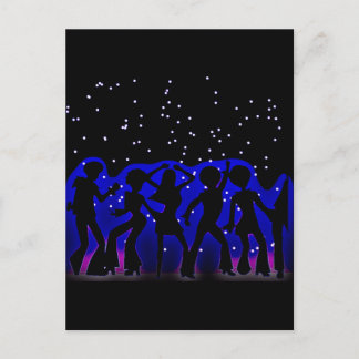 Dance2Disco Postcard