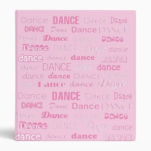Dance 3 Ring Binder Notebook
