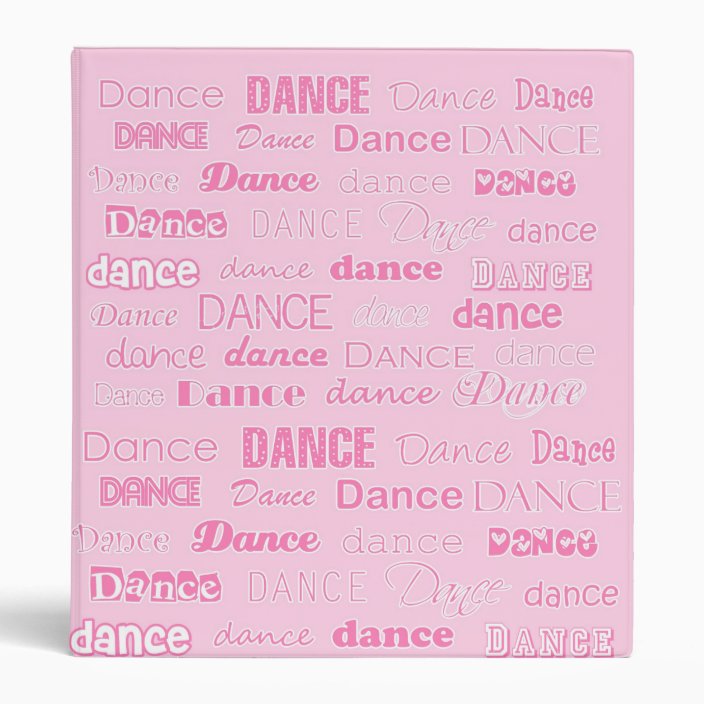 Dance 3 Ring Binder Notebook