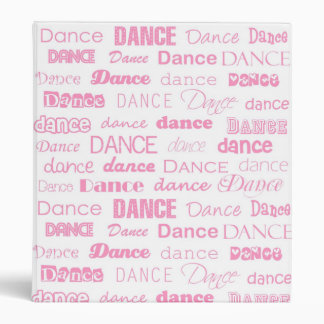 Dance 3 Ring Binder Notebook