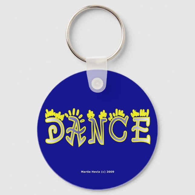 Dance (4c) Keychain (Front)