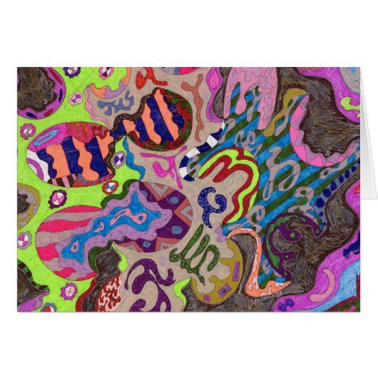 "Dance" Abstract Cards (Front Horizontal)