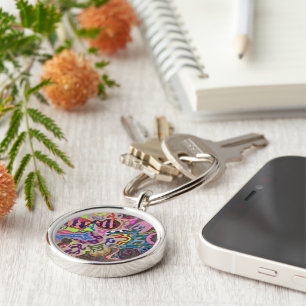 "Dance" Abstract Keychain