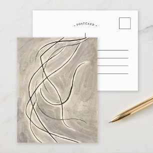 Dance Abstraction   Abraham Walkowitz Postcard