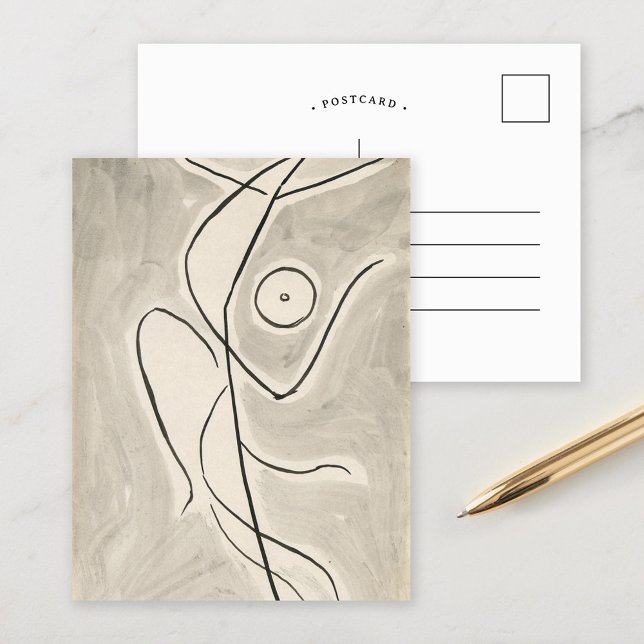 Dance Abstraction | Abraham Walkowitz Postcard (Creator Uploaded)