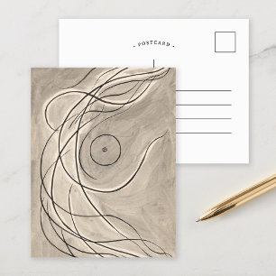 Dance Abstraction   Abraham Walkowitz Postcard