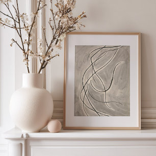Dance Abstraction   Abraham Walkowitz Poster