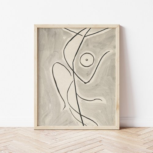 Dance Abstraction  Abraham Walkowitz Poster