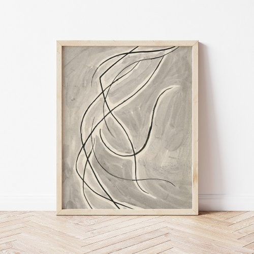 Dance Abstraction  Abraham Walkowitz Poster