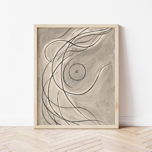 Dance Abstraction  Abraham Walkowitz Poster