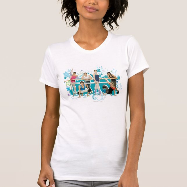 Dance Academy Cast Graphic T-Shirt (Front)