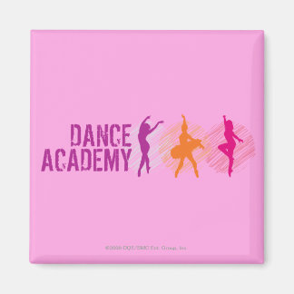 Dance Academy Color Dancers Logo Magnet