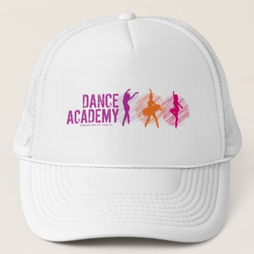 Dance Academy Color Dancers Logo Trucker Hat