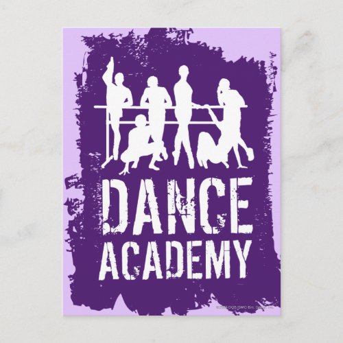 Dance Academy Silhouettes Logo Postcard