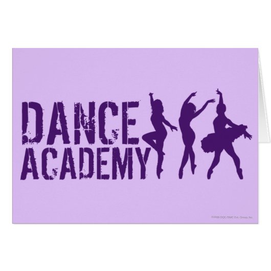 Dance Acadmey Dancer Silhouettes Logo Cards (Front Horizontal)