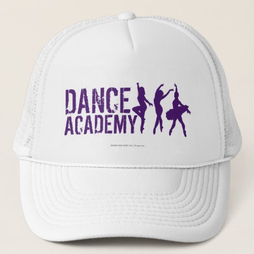 Dance Acadmey Dancer Silhouettes Logo Trucker Hat