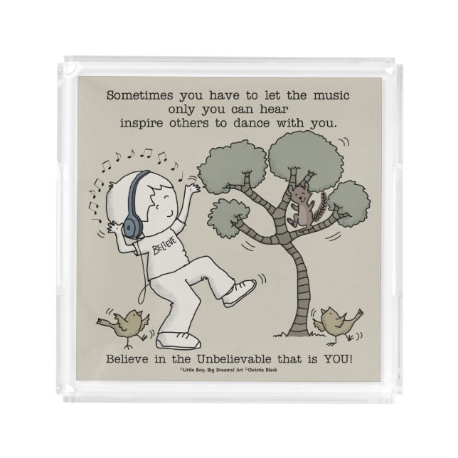 Dance Acrylic Tray (Front)