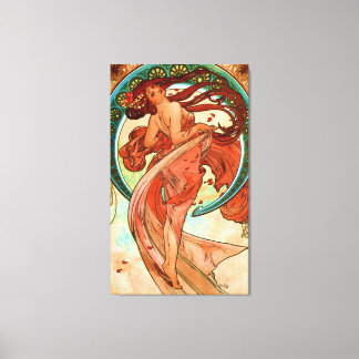 Dance Alphonse Mucha Art Nouveau Canvas Print